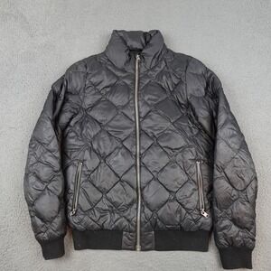 Patagonia Black Quilted Bomber Jacket